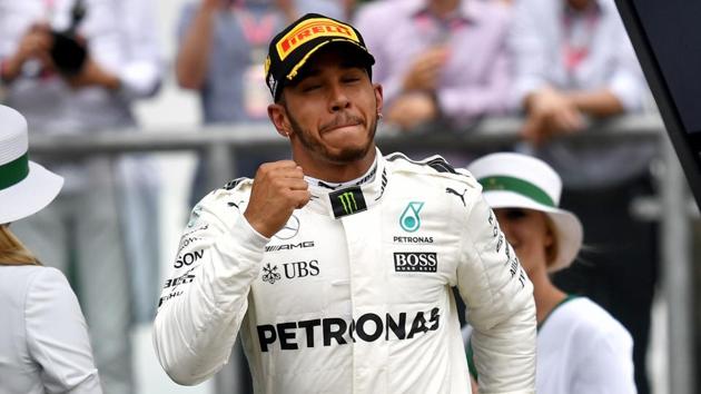 Lewis Hamilton won the Bristish Grand Prix on Sunday.(AFP)