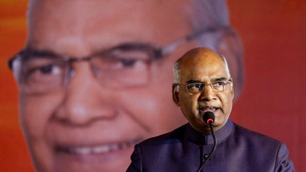 Ram Nath Kovind, the NDA’s presidential candidate delivers a speech during a welcoming ceremony in Ahmedabad, Gujarat. Kovind has been on a nation-wide tour rallying support for his candidature these past weeks. (Amit Dave/REUTERS) Ram Nath Kovind, the NDA’s presidential candidate delivers a speech during a welcoming ceremony in Ahmedabad, Gujarat. Kovind has been on a nation-wide tour rallying support for his candidature these past weeks. (Amit Dave/REUTERS)