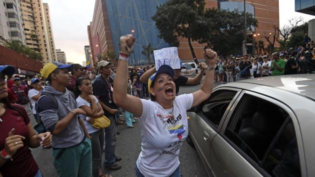 Venezuela has become an economic and political disaster zone, riven by protests and suffering from widespread shortages. (JUAN BARRETO / AFP) Venezuela has become an economic and political disaster zone, riven by protests and suffering from widespread shortages. (JUAN BARRETO / AFP)