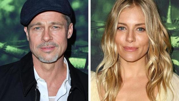 Brad Pitt and Sienna Miller at the premiere of The Lost City of Z.