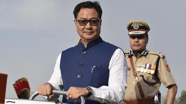 Minister of Home Affairs Kiren Rijiju (HT File Photo) Minister of Home Affairs Kiren Rijiju (HT File Photo)