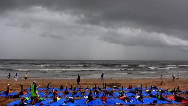 After all the hard work, time to relax. (Satish Bate/HT Photo) 