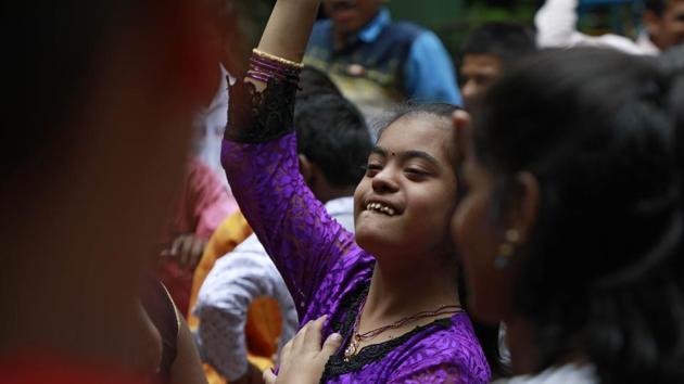 The children were incredibly happy for having organised the wedding. (Rahul Raut/HT PHOTO) 
