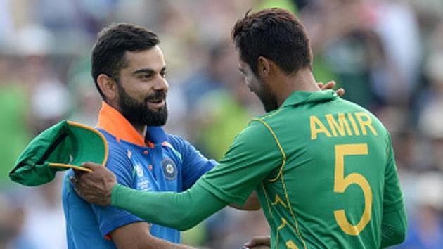 Virat Kohli (L) and Mohammad Amir have previously expressed their admiration for each other in public.(Getty Images)