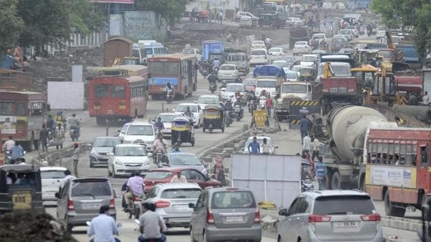 Residents of affected areas of proposed ring road had taken three protest march to municipal corporation in the recent past.(HT PHOTO) Residents of affected areas of proposed ring road had taken three protest march to municipal corporation in the recent past.(HT PHOTO)