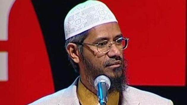 Zakir Naik had his passport renewed in January last year and it has a validity for 10 years.(HT File Photo)
