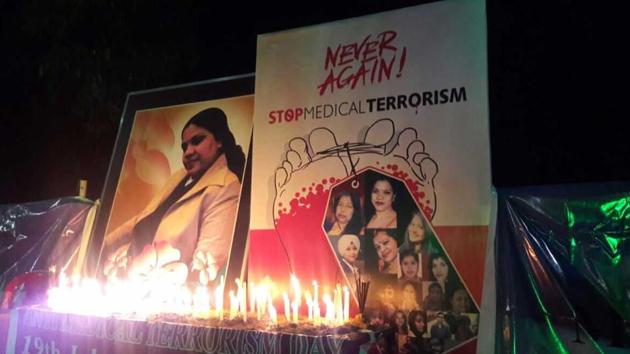 Anti-Medical Terrorism Day observed in Guwahati on July 19, 2017. (HT Photo) Anti-Medical Terrorism Day observed in Guwahati on July 19, 2017. (HT Photo)