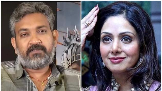 Sridevi was upset with SS Rajamouli after he made a candid comment on her ‘starry ways’ that came in the way of the makers of Baahubali casting her in the role of Sivagami.(HT Photo)