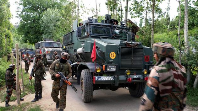 Police said they tracked Dujana to a village of Pulwama, and decided to launch a search operation. However, Dujana managed to escape before security forces reached the spot.(PTI File Photo)