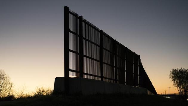 A fence along the border between the US and Mexico near Brownsville, Texas. (NYT)