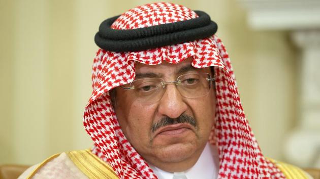 Mohammed bin Nayef pauses while speaking during an event in Washington.(AP File Photo) Mohammed bin Nayef pauses while speaking during an event in Washington.(AP File Photo)