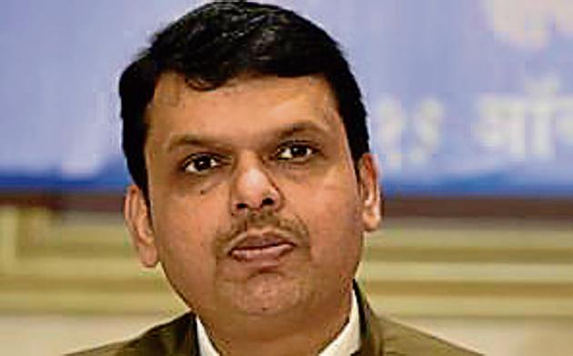 Chief minister Devendra Fadnavis escaped a potential chopper accident while returning from Alibaug two weeks ago.(HT File Photo)