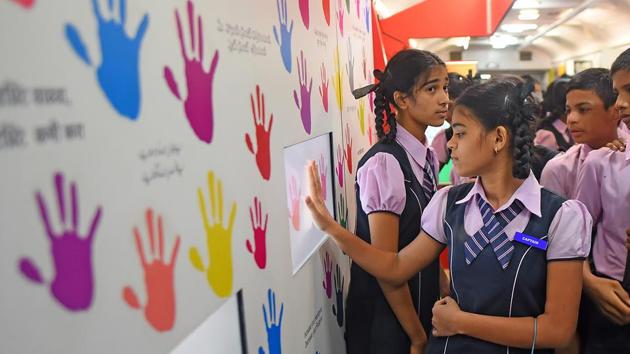It’s knowledge at fingertips. (Pratik Chorge/HT Photo) 