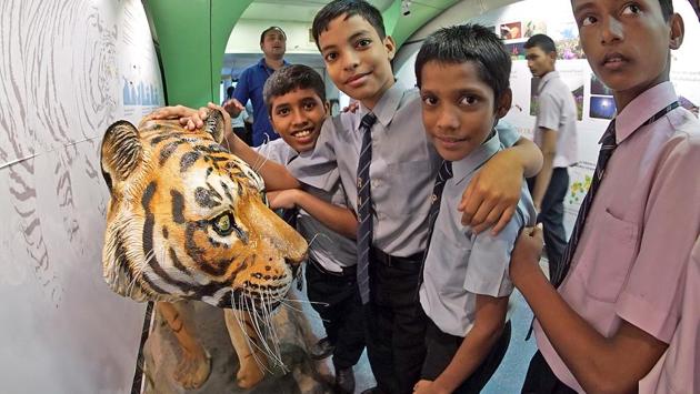 A scie-lfie, anyone? (Pratik Chorge/HT Photo) 