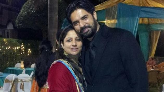 In happier times: Ekam Dhillon with wife Seerat Kaur. (File Photo) In happier times: Ekam Dhillon with wife Seerat Kaur. (File Photo)