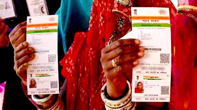 The government’s move to link Aadhaar to receiving a string of social service schemes has come under criticism from activists who claim it is a breach of privacy. (HT FIle Photo) The government’s move to link Aadhaar to receiving a string of social service schemes has come under criticism from activists who claim it is a breach of privacy. (HT FIle Photo)