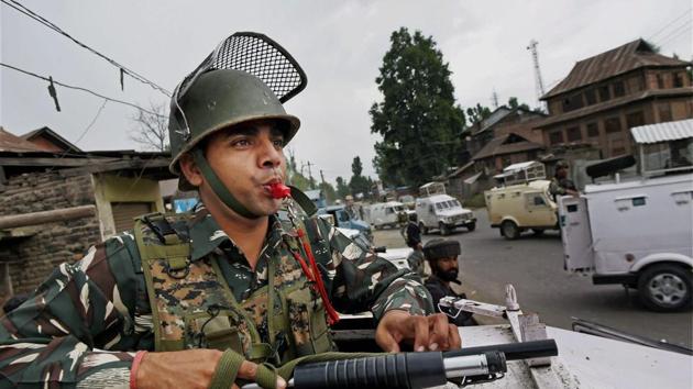 file photo of security personnel keeping vigil at the site of the militant attack on Amarnath pilgrims in which eight people were killed and 19 others injured at Batango in Anantnag district. (PTI) file photo of security personnel keeping vigil at the site of the militant attack on Amarnath pilgrims in which eight people were killed and 19 others injured at Batango in Anantnag district. (PTI)