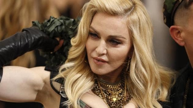 Madonna’s personal items include a breakup letter from late American rapper Tupac Shakur. (REUTERS) Madonna’s personal items include a breakup letter from late American rapper Tupac Shakur. (REUTERS)