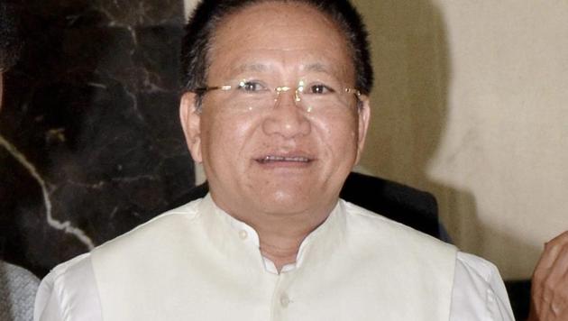 TR Zeliang was sworn-in as the new chief minister of Nagaland by Governor PB Acharya in Kohima on Wednesday. (PTI File Photo) TR Zeliang was sworn-in as the new chief minister of Nagaland by Governor PB Acharya in Kohima on Wednesday. (PTI File Photo)