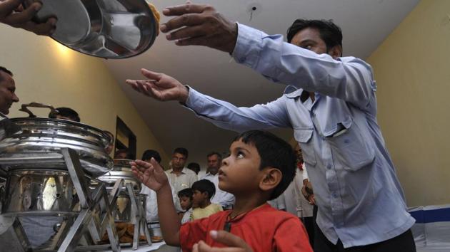 TRS School launched the initiative on Thursday. (Sunil Ghosh/HT) TRS School launched the initiative on Thursday. (Sunil Ghosh/HT)