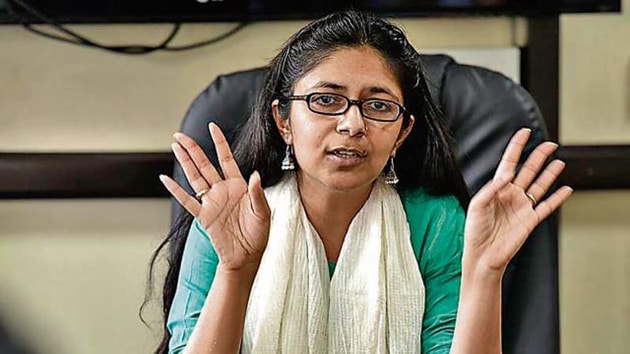 Delhi Commission for Women (DCW) chairperson Swati Maliwal Jaihind(HT Photo)