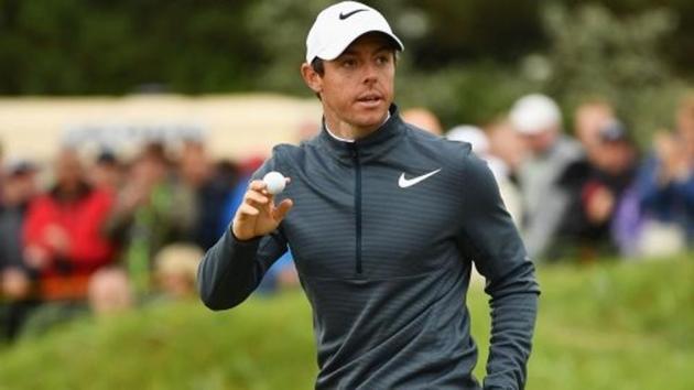 Rory McIlroy had a great Day 2 at the 2017 Open Championship. (Twitter) Rory McIlroy had a great Day 2 at the 2017 Open Championship. (Twitter)