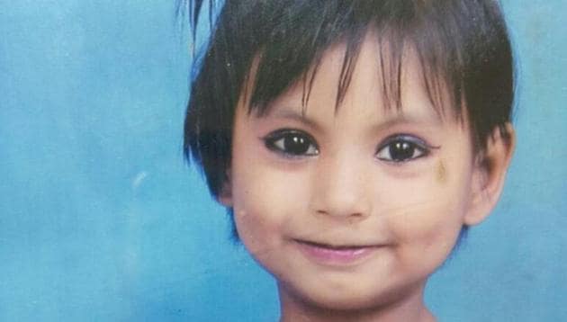 Three-year-old Sonakshi was drowned in the lake by her father Dheeraj Kumar who wanted to become an occultist. (Picture: Sourced) Three-year-old Sonakshi was drowned in the lake by her father Dheeraj Kumar who wanted to become an occultist. (Picture: Sourced)