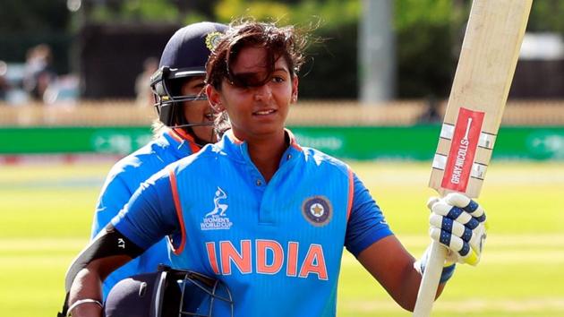 Harmanpreet Kaur’s 115-ball 171* against Australia almost single-handedly guided India into Women’s Cricket World Cup final.(Action Images via Reuters)