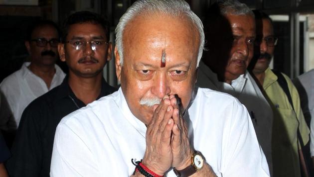 File Photo of RSS chief Mohan Bhagwat. File Photo of RSS chief Mohan Bhagwat.