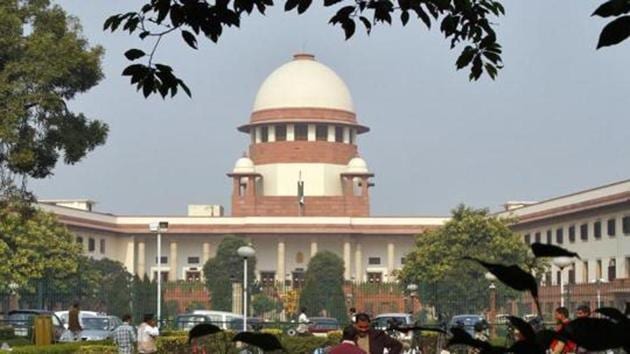 A view of the Supreme Court building is seen in New Delhi.(REUTERS)