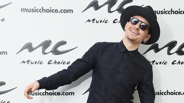 Musician Chester Bennington at Music Choice Studios in New York City in February. (AFP/File Photo) Musician Chester Bennington at Music Choice Studios in New York City in February. (AFP/File Photo)