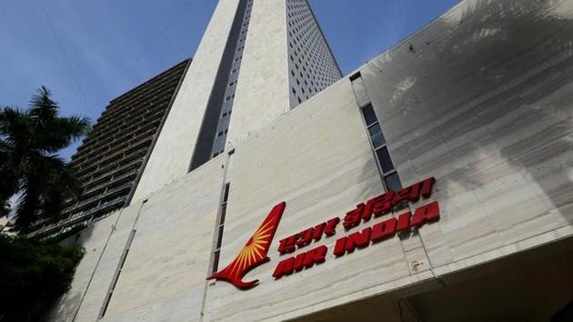 The Air India logo is seen on the facade of its office building in Mumbai, India, July 7, 2017.(Reuters) The Air India logo is seen on the facade of its office building in Mumbai, India, July 7, 2017.(Reuters)