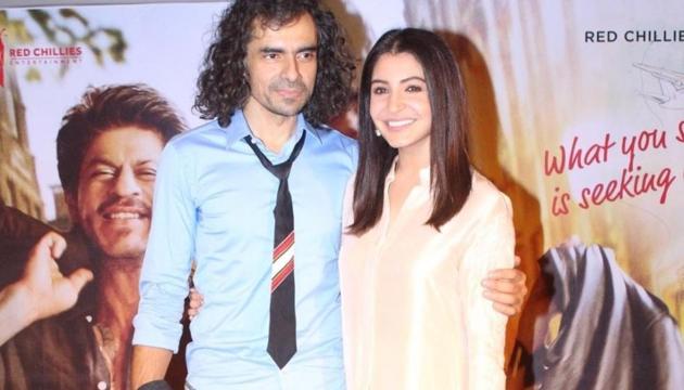 Anushka Sharma and filmmaker Imtiaz Ali during the trailer launch of Jab Harry Met Sejal in Mumbai. (IANS) Anushka Sharma and filmmaker Imtiaz Ali during the trailer launch of Jab Harry Met Sejal in Mumbai. (IANS)