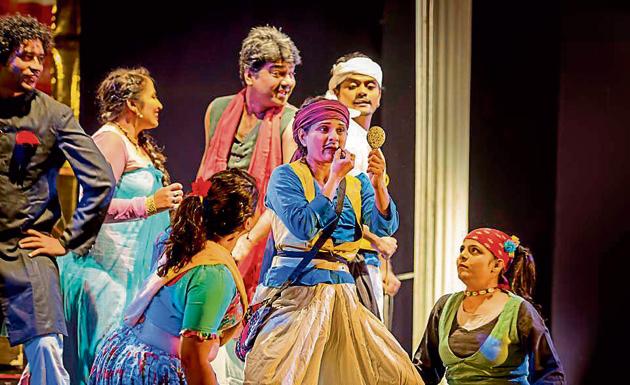 The company Theatre, one of Mumbai’s innovative theatre groups, will be performing a musical adaptation of William Shakespeare’s ‘Twelfth Night’ at Nehru Memorial on Sunday.(HT PHOTO)