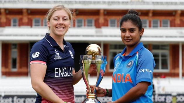 England captain Heather Knight is aiming for a stupendous performance from her side in the ICC Women’s World Cup final against India at Lord’s on Sunday.(AFP) England captain Heather Knight is aiming for a stupendous performance from her side in the ICC Women’s World Cup final against India at Lord’s on Sunday.(AFP)