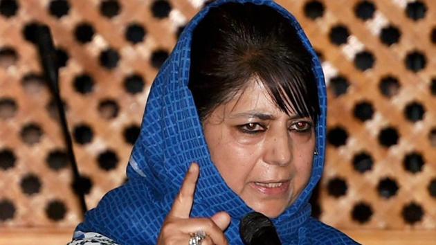 Jammu and Kashmir chief minister Mehbooba Mufti.(PTI File Photo) Jammu and Kashmir chief minister Mehbooba Mufti.(PTI File Photo)