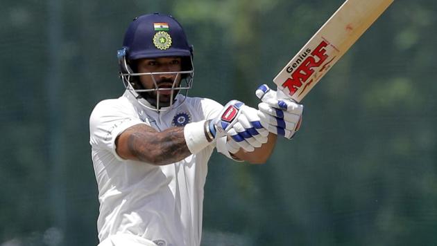 Shikhar Dhawan too looked solid in the middle as he scored 41 off just 48 balls with seven boundaries. (AP) Shikhar Dhawan too looked solid in the middle as he scored 41 off just 48 balls with seven boundaries. (AP)