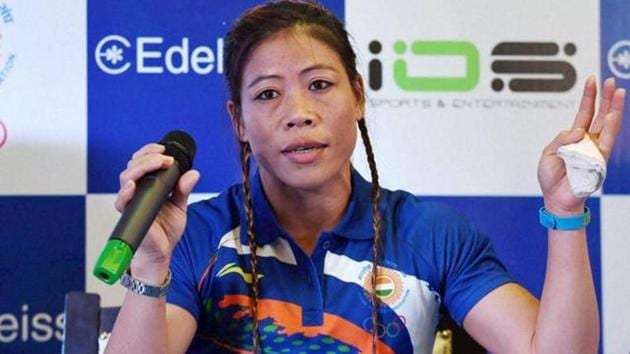 MC Mary Kom has denied reports that she has asked for Shiva Thapa’s removal from the TOP scheme. (PTI) MC Mary Kom has denied reports that she has asked for Shiva Thapa’s removal from the TOP scheme. (PTI)