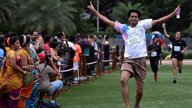 I did it! (Satish Bate/HT Photo) 