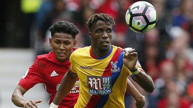 Wilfred Zaha joined Crystal Palace after spending two seasons at Manchester United. (REUTERS) Wilfred Zaha joined Crystal Palace after spending two seasons at Manchester United. (REUTERS)