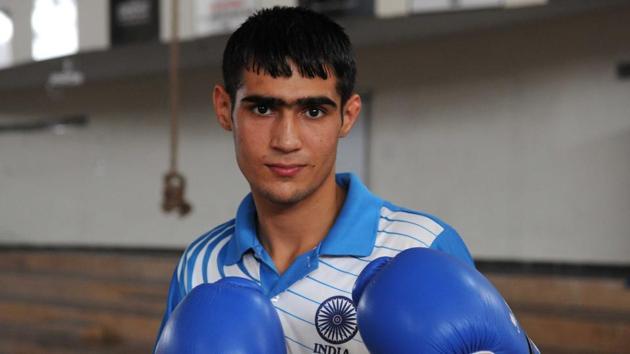 Boxer Sachin Siwach clinched the gold medal in light flyweight (49kg) category at the Youth Commonwealth Games. (HT file photo) Boxer Sachin Siwach clinched the gold medal in light flyweight (49kg) category at the Youth Commonwealth Games. (HT file photo)