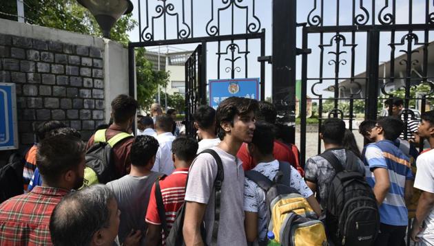 The project will begin with the government’s polytechnic colleges. Apart from this, seven colleges under the Delhi government such as the Ambedkar University are also being roped in.(Sushil Kumar/HT PHOTO) The project will begin with the government’s polytechnic colleges. Apart from this, seven colleges under the Delhi government such as the Ambedkar University are also being roped in.(Sushil Kumar/HT PHOTO)
