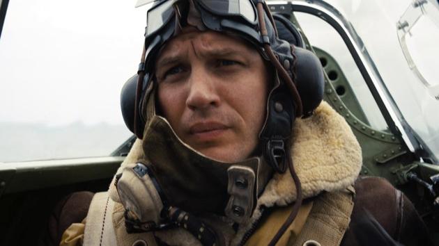 This image released by Warner Bros. Pictures shows Tom Hardy in a scene from Dunkirk.(AP)