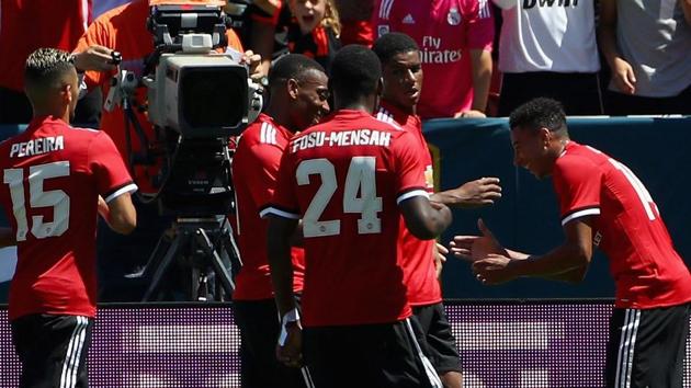 Manchester United F.C. edged out Real Madrid C.F. in the International Champions Cup and manager Jose Mourinho has heaped praise on Anthony Martial for a positive performance. (AFP) Manchester United F.C. edged out Real Madrid C.F. in the International Champions Cup and manager Jose Mourinho has heaped praise on Anthony Martial for a positive performance. (AFP)