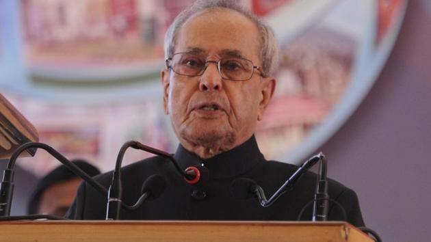 President Pranab Mukherjee addresses the inauguration of the 35th Indian International Trade Fair 2015 at Pragati Maidan in New Delhi. (Sonu Mehta/HT File Photo) President Pranab Mukherjee addresses the inauguration of the 35th Indian International Trade Fair 2015 at Pragati Maidan in New Delhi. (Sonu Mehta/HT File Photo)