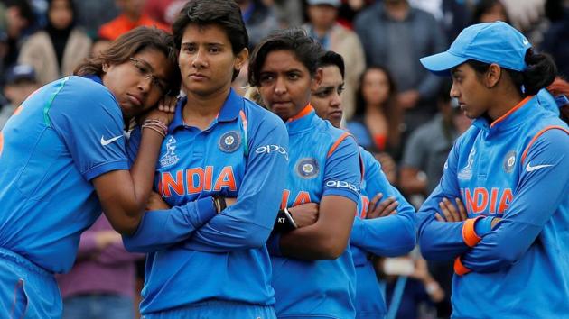 India's Jhulan Goswami (L) and team mates looks dejected at the end of the Women’s Cricket World Cup final. (Action Images via Reuters) India's Jhulan Goswami (L) and team mates looks dejected at the end of the Women’s Cricket World Cup final. (Action Images via Reuters)