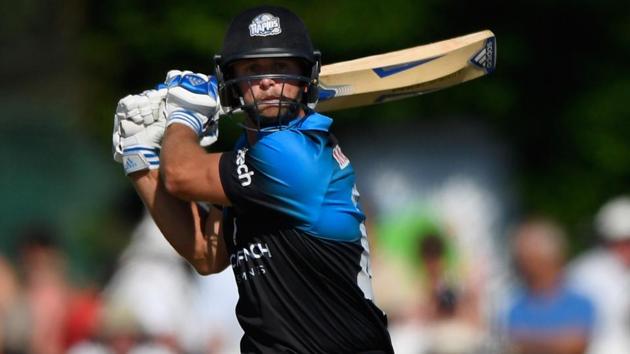 Ross Whiteley did a Yuvraj Singh and he slammed six sixes in one over during an England Twenty20 match between Worcestershire and Yorkshire. (Getty Images)