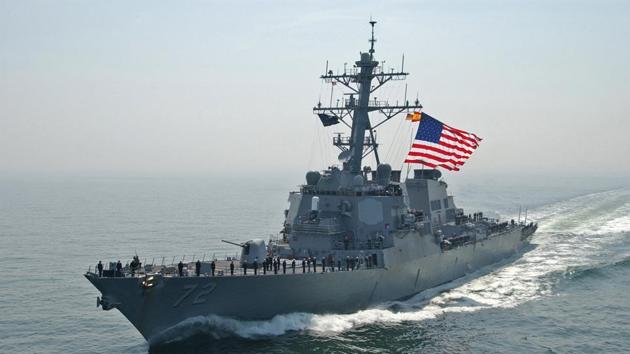 The Iranian vessel appeared to be from Iran’s Islamic Revolutionary Guard Corps according to the officials.(Reuters File Photo) The Iranian vessel appeared to be from Iran’s Islamic Revolutionary Guard Corps according to the officials.(Reuters File Photo)
