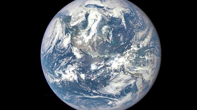 The file photo shows desert sand structures, river systems and complex cloud patterns. (NASA) The file photo shows desert sand structures, river systems and complex cloud patterns. (NASA)