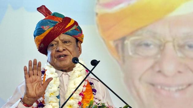 Former Gujarat chief minister Shankarsinh Vaghela quit Congress, just after claiming that he had been thrown out of the party on July 21, 2017. (Siddharaj Solanki/HTFile Photo) Former Gujarat chief minister Shankarsinh Vaghela quit Congress, just after claiming that he had been thrown out of the party on July 21, 2017. (Siddharaj Solanki/HTFile Photo)